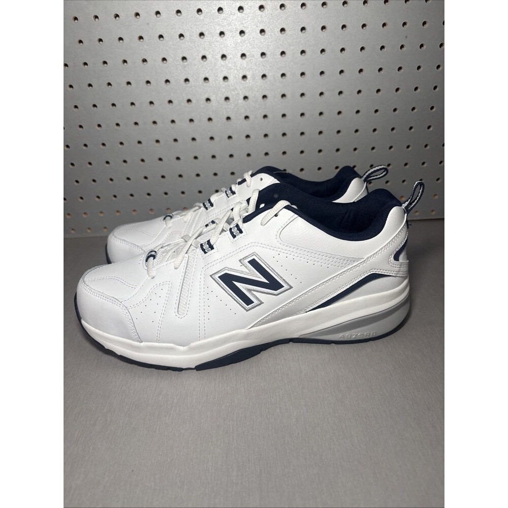 New Balance 608v5 Shoes Mens 12 4E EEEE Extra Wide White Blue MX608WN5 NWT NEW - Picture 2 of 15